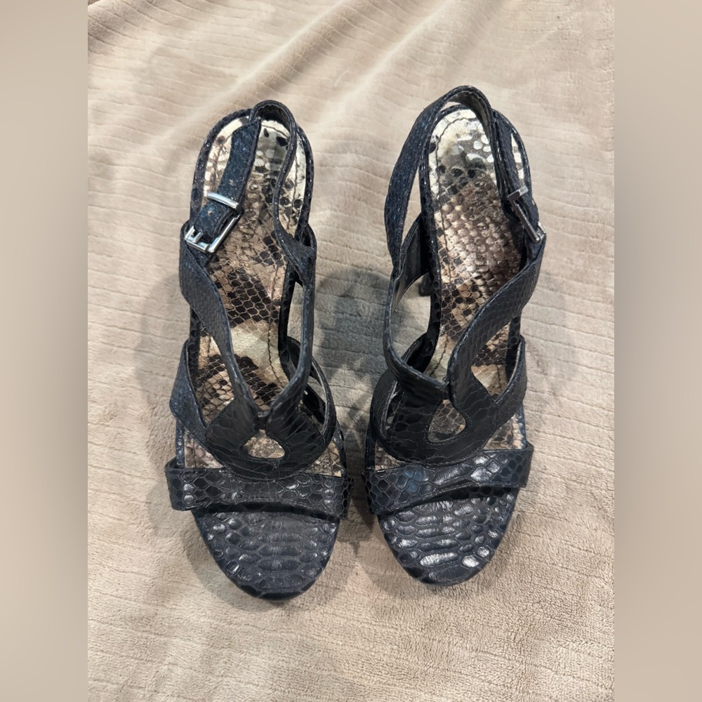 Gianni Bini - Elegant Black Strappy Sandals